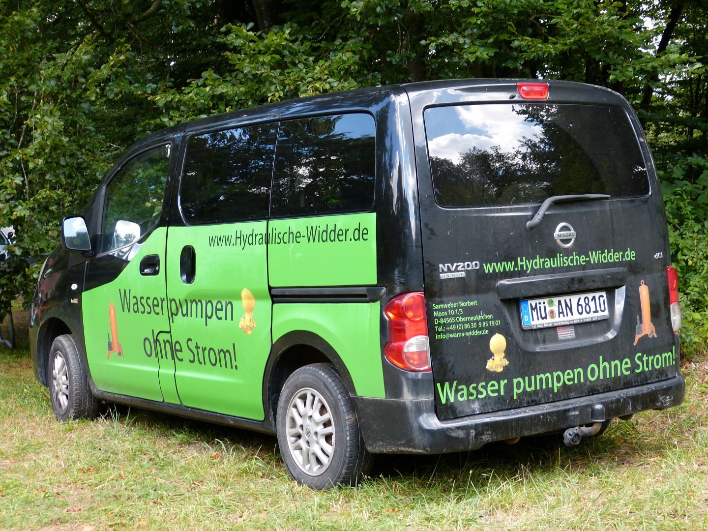 Dienstwagen des Widderbauers Herr Samweber.