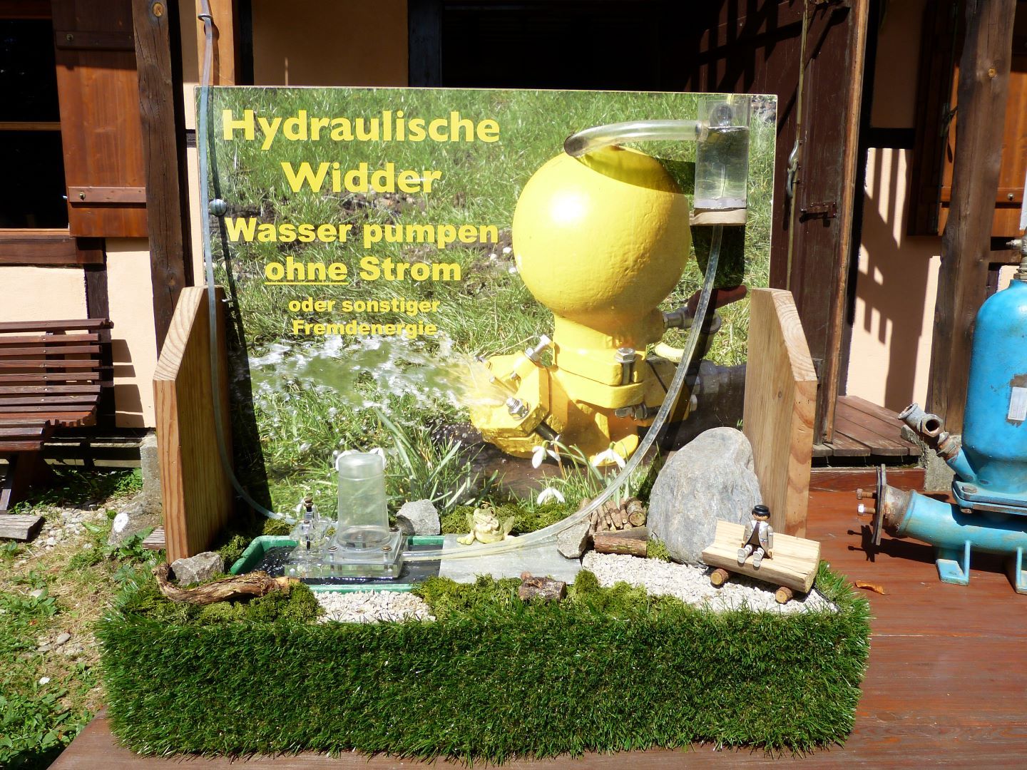 Modell des neues Widders, der jetzt in Betrieb ist.